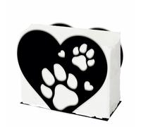 SUPERDANT Portatovagliolo Love And Dog Paw Portatovagliolo con Stampa di Zampa Portatovagliolo Da Cocktail Portatovagliolo Da Tavolo con Animali per La Decorazione Del Tavoloa Cucina