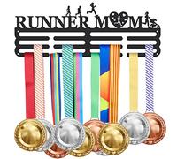 SUPERDANT Runner Appendiabiti per Medaglie Runner Mom Sport Appendiabiti in Ferro Telaio Appendiabiti per Medaglie Premi Nastro Porta Premi A Parete per Oltre 60+ Appendiabiti per Medaglie in Mete