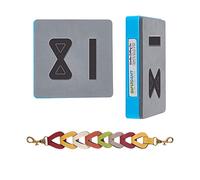 SUPERDANT Stampo in Pelle Zaino Cinghia Taglio Muore Fibbie Legno Die Orecchini Tagli Appeso Decorazioni Ciondolo Portachiavi Die Taglio Zaino Catene Decorativi bracciali Fai da Te Arte Artigianato
