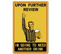 SUPERDANT Targhe in Metallo Divertente Targhe in Metallo Da Parete Poster In Mete Retr?Dopo Un'Ulteriore Revisione Avr?Bisogno di Un Altro Drink Decorazione Da Parete con Calcio