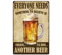 SUPERDANT Targhe In Metallo I'Ll Have Another Beer Birre Targhe In Mete Poster In Mete Targa Artistica Vintage per Pub Sala Giochi Sala Biliardo Bar Ristoranti Caffè Man Cave Decorazione