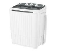 Superday Lavatrice portatile, 2 in 1, piccola lavatrice e asciugatrice centrifuga, 6,6 kg, compatta mini lavatrice a doppia vasca per campeggio, appartamenti, dormitori, sale universitarie, camper,