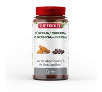 SUPERDIET - CURCUMA CURCUMINA PIPERINA - Sostiene le articolazioni - Made in France - 90 Capsule - 3 Capsule al giorno