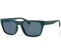 Superdry Polarizzati Sole SDS 5009 Opaco Verde Con Grigio Scuro Lenti 107P