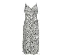 Superdry Abito Lunghi VINTAGE MIDI HALTER SLIP DRESS in Nero EU XXS