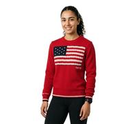 Superdry Americana Flag Crew Sweater Rosso L Donna