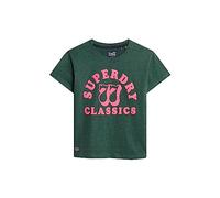 Superdry Archive Neon Graphic Short Sleeve T-shirt Verde M Donna