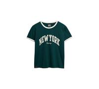 Superdry ATH Ess Ringer Fitted Short Sleeve T-Shirt 2XS
