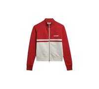 Superdry Ath Ess Through Track Tracksuit Jacket Rosso S Donna