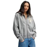 Superdry Athletic Essentials Relaxed Crop Full Zip Sweatshirt S