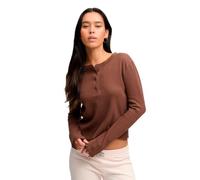 Superdry Athletic Essentials Waffle Button Long Sleeve Top L