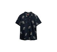 Superdry Beach Short Sleeve Shirt Blu XL Uomo