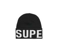 Superdry Berretto Knitted Beanie Misto Poliestere e Acrilico Nero Unisex