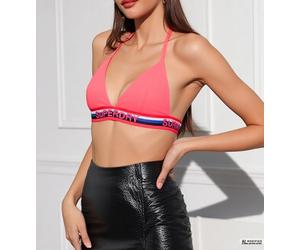 Superdry Bikini Triangolo Reggiseno Hyper Fire Neon Pink Gr.M (38)