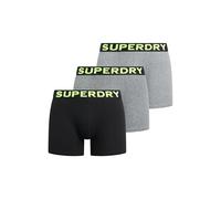 Superdry Boxer grigio / lime / nero, Taglia M