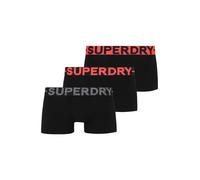 Superdry Boxer grigio sfumato / rosso / nero Uomo Superdry M grigio sfumato / rosso / nero