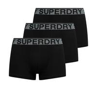 Superdry Boxer Uomo 3 Pezzi Trunk Triple Pack, Cotone, Logoband