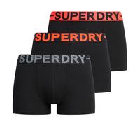Superdry Boxer Uomo 3 Pezzi Trunk Triple Pack, Cotone, Logoband