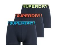 Superdry Boxer Uomo, 3er Pacco - Tronco Triplo Pacco, Logo Colorato, Cotone S