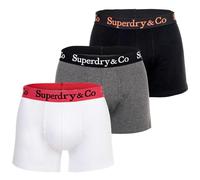Superdry Boxershorts Uomo, Confezione 3 Trunk, Trunks, Cotone/Elastan