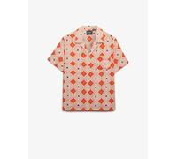 Superdry Camicia a maniche corte Superdry con stampa a tema spiaggia 38 arancione