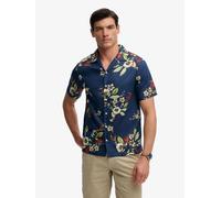 Superdry Camicia a maniche corte Superdry con stampa hawaiana. medium blu