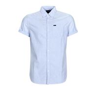 Superdry Camicia a maniche corte VINTAGE OXFORD S/S SHIRT in Blu EU XL