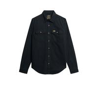 SUPERDRY Camicia di flanella nero | S