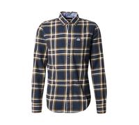Superdry Camicia écru / blu notte / marrone / giallo Uomo Superdry S