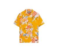 Superdry Camicia Hawaiana R1-S/S Shirt (M), Anemone Yellow, S Uomo