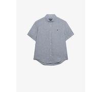 Superdry Camicia in lino a maniche corte Superdry Riviera xlarge blu