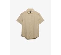 Superdry Camicia in lino a maniche corte Superdry Riviera xxlarge Naturale