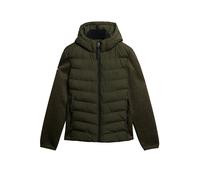 SUPERDRY Cardigan con cappuccio HOODED oliva | M