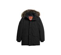 Superdry Chaqueta Parka Giacca, Nero Corvino, XXL Uomo