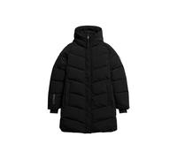 Superdry City Chevron Padded Parka A4, Nero, 40 Donna