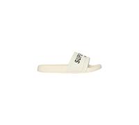Superdry City Luxe Pool Slide, Sandalo Donna, Bianco Grezzo, 38 EU