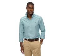Superdry Classic Oxford Long Sleeve Shirt Blu XL Uomo