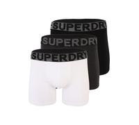 Superdry M3110476a Boxers 3 Units Bianco,Nero L Uomo