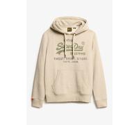 Superdry & Co Felpa 'Heritage' beige sfumato / grigio scuro / oliva Uomo - Abbigliamento - Taglie comode - Felpe Superdry & Co XXL