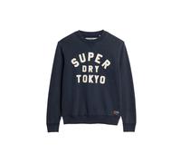 Superdry & Co Felpa marino / bianco Uomo Superdry & Co L