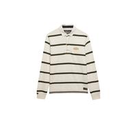 Superdry Vintage Athletic Stripe Rugby Long Sleeve Polo Bianco L Uomo