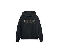Superdry - Venue Metallic Relaxed Hoodie - - Sweatshirts & Hoodies - Donna - Nero - M