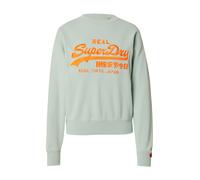 Superdry Vl Neon Loose Sweatshirt Verde,Grigio S Donna