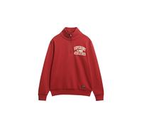 Superdry & Co Felpa 'Vintage Athletic' beige / rosso Donna Superdry & Co M