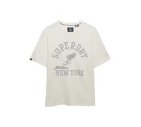 Superdry & Co Maglietta 'ATH ESS' grigio / nero / offwhite Uomo Superdry & Co L