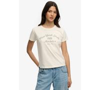 Superdry & Co Maglietta 'Athletic Essentials' antracite / offwhite Donna Superdry & Co XXL