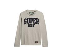 Superdry & Co Maglietta 'Athletic' marino / grigio chiaro Uomo Superdry & Co M