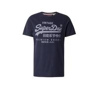 Superdry & Co Maglietta blu scuro / grigio Uomo Superdry & Co XL
