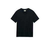 Superdry Classic Cotton Linen Vee Short Sleeve V Neck T-shirt Nero 2XL Uomo