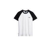 Superdry Essential Logo Baseball Short Sleeve T-shirt Bianco 2XL Uomo